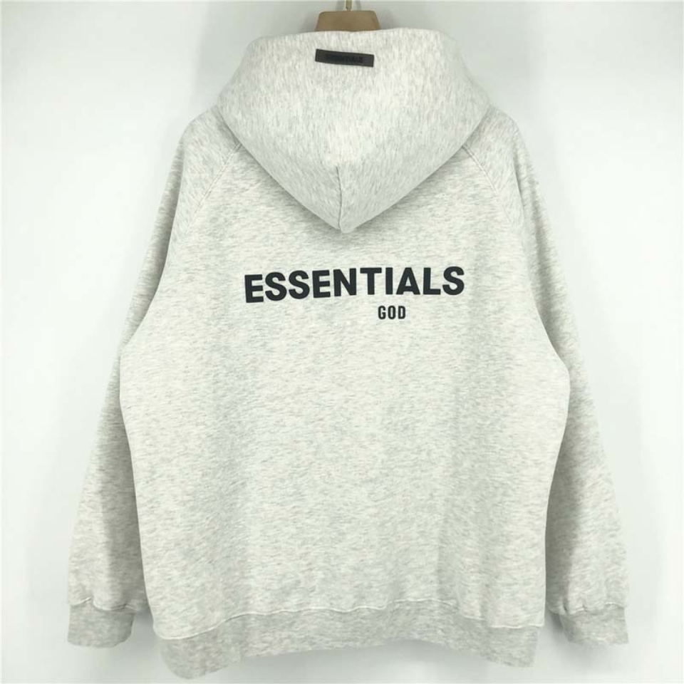 Fleeces Thick Light Gray Hoodie Fleeces Thick Light Gray Hoodie