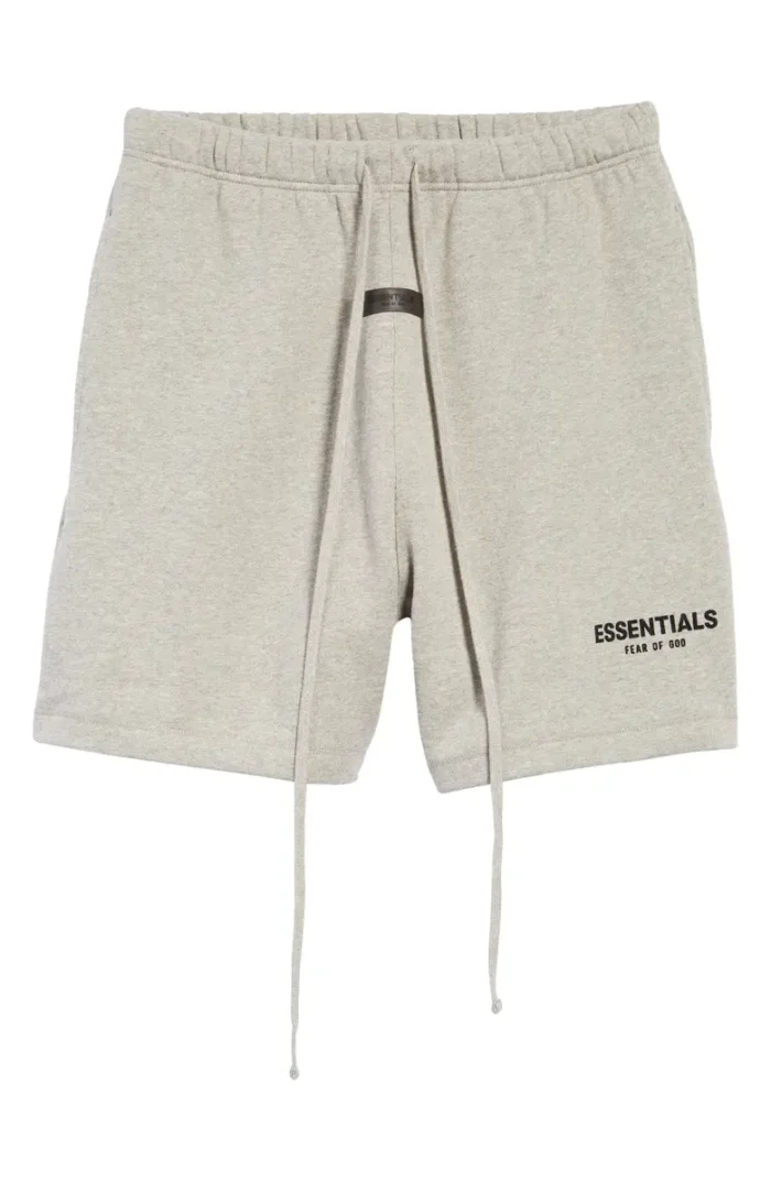 Trendy Grey Sweat Shorts
